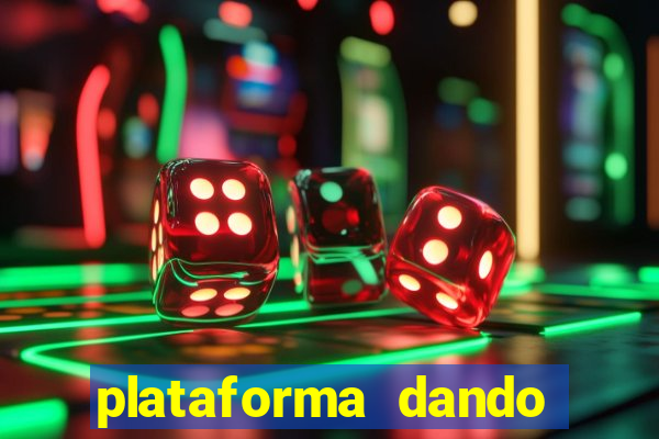 plataforma dando bonus de cadastro